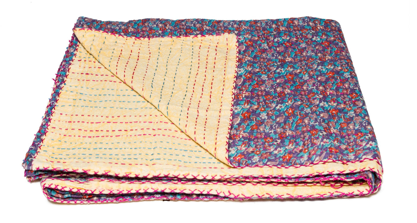 50" X 70" Multi Colored Eclectic Bohemian Traditional Throw Blankets