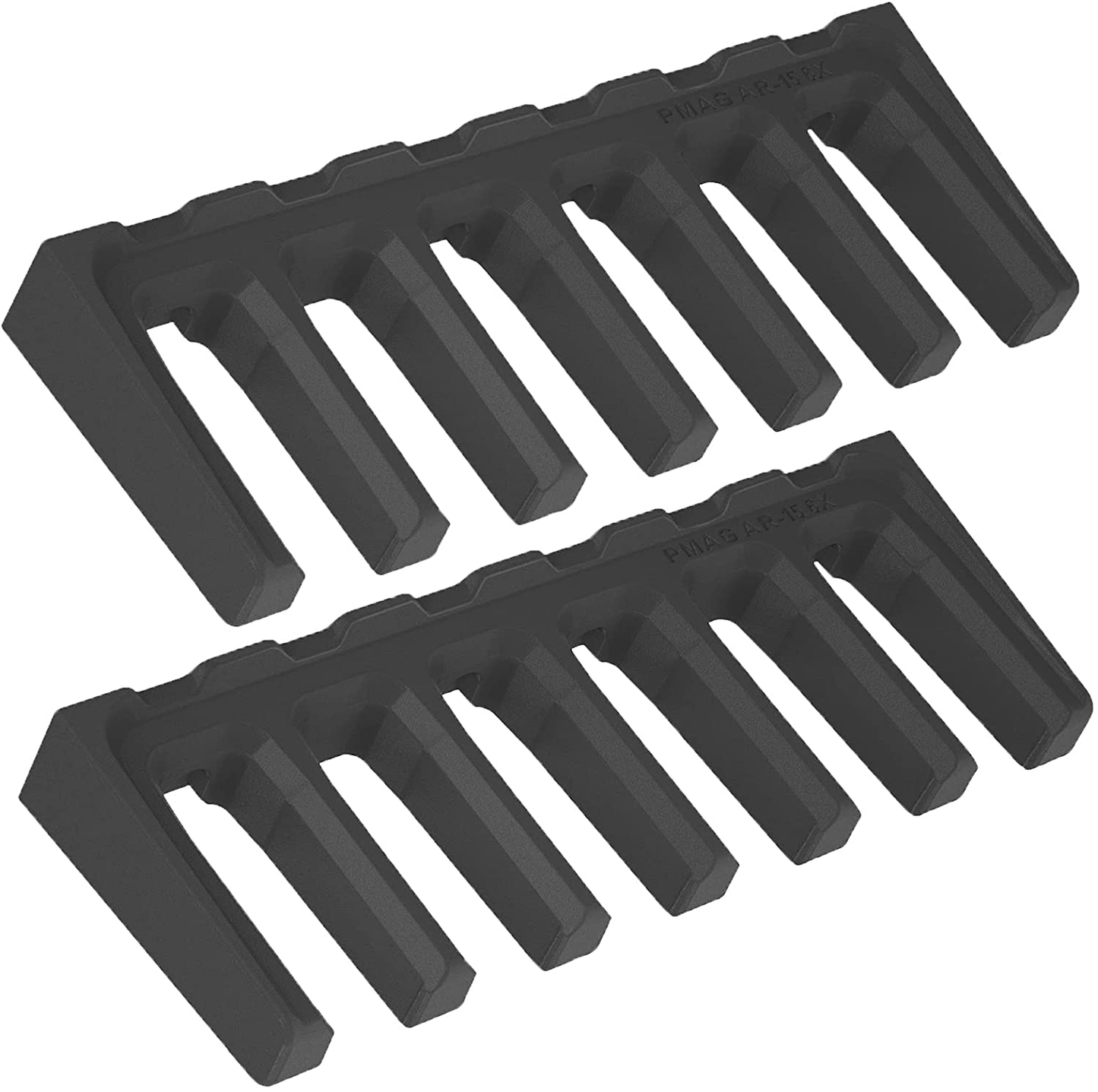 2-Pack Wall Mount,Mag Holder, Mag Storage Rack Magazine Display 6X