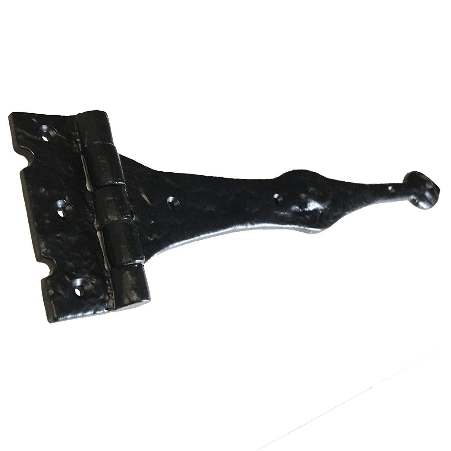 13.25" - DS-111 - Center Spear Decorative Iron Hinge - Antique Style Iron Hinge for Doors, Gates, Cabinets, Barn Door Hinges