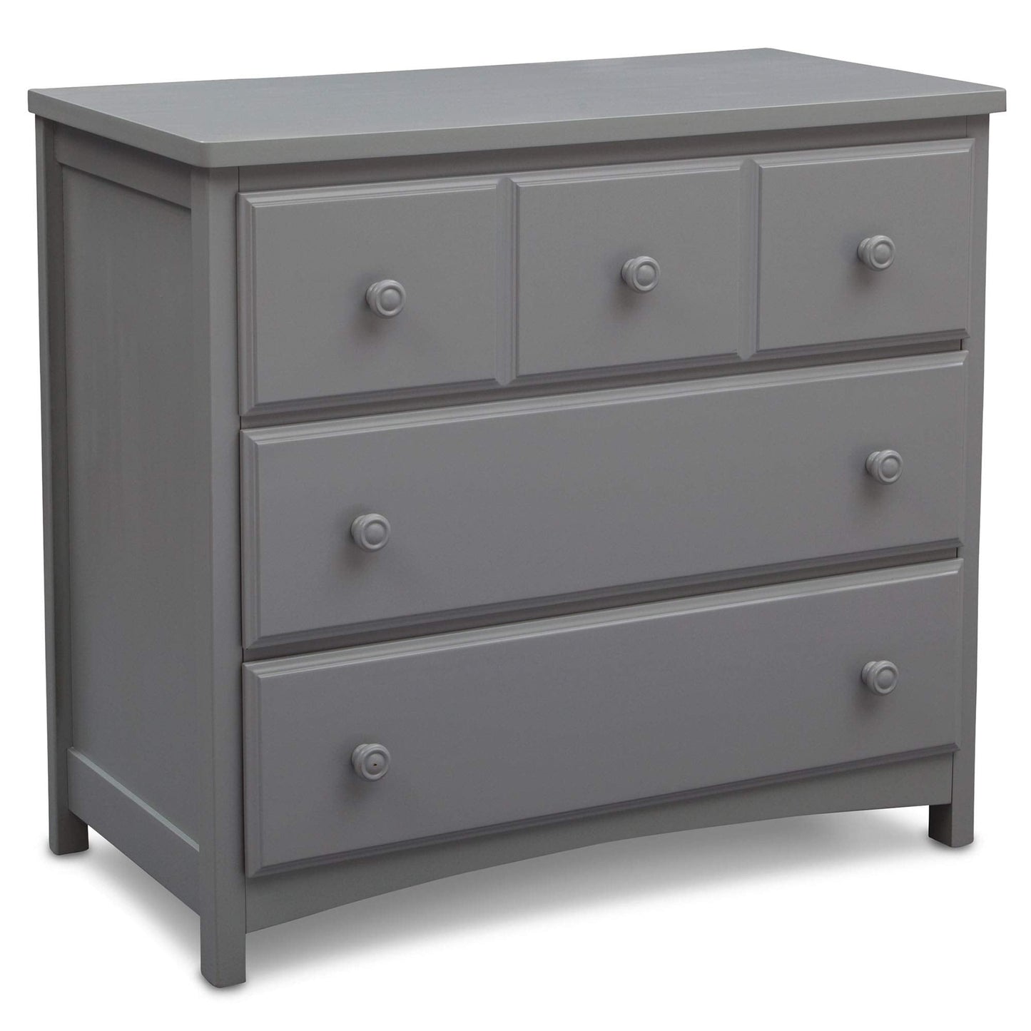 3 Drawer Dresser, Greenguard Gold Certified, Grey