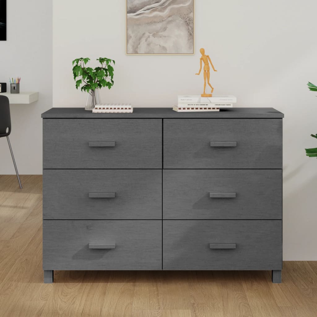 Sideboard Hamar 44.5"X5.7"X3.5" Solid Wood Pine