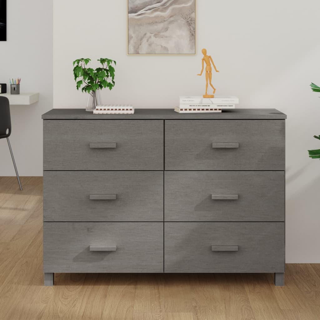 Sideboard Hamar 44.5"X5.7"X3.5" Solid Wood Pine