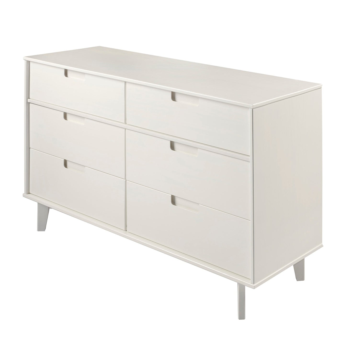 Sloane 6 Drawer Groove Handle Wood Dresser - East Shore Modern Home Furnishings