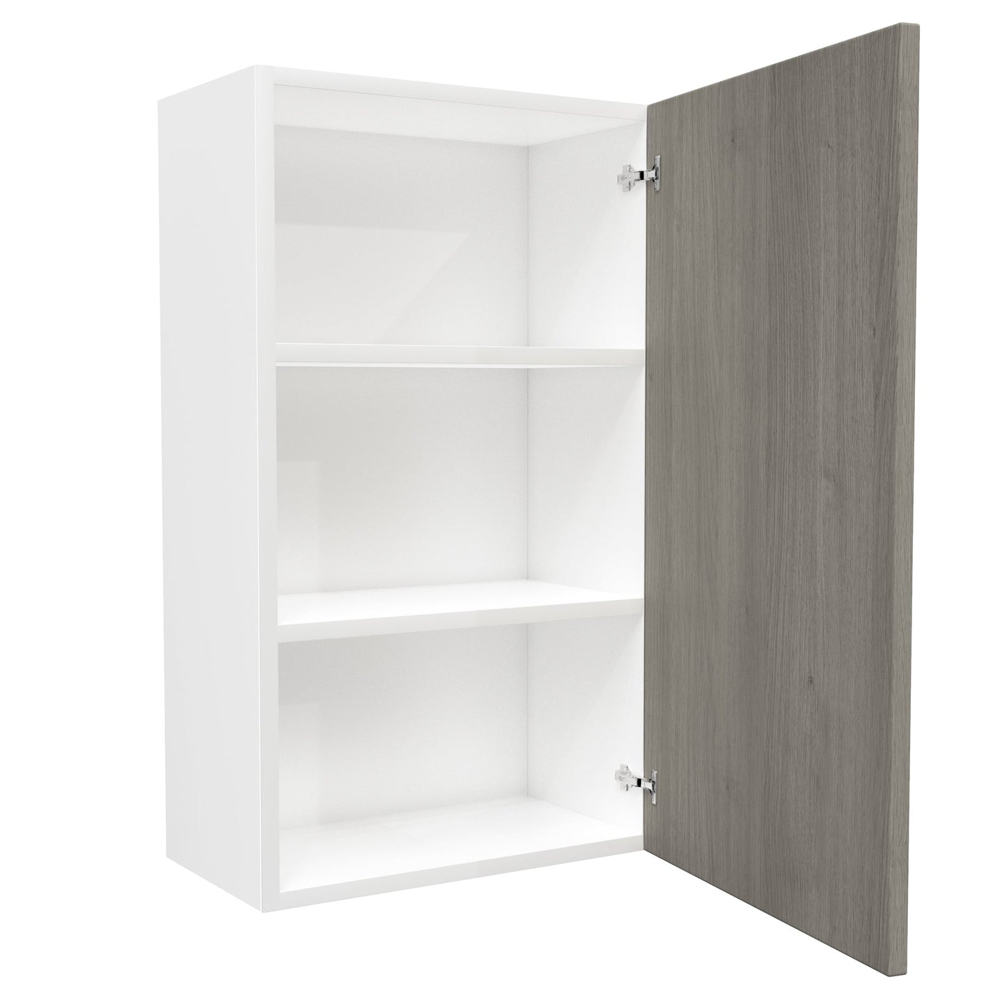 Single Door Wall Kitchen Cabinet| Matrix Silver | 21W x 36H x 12D