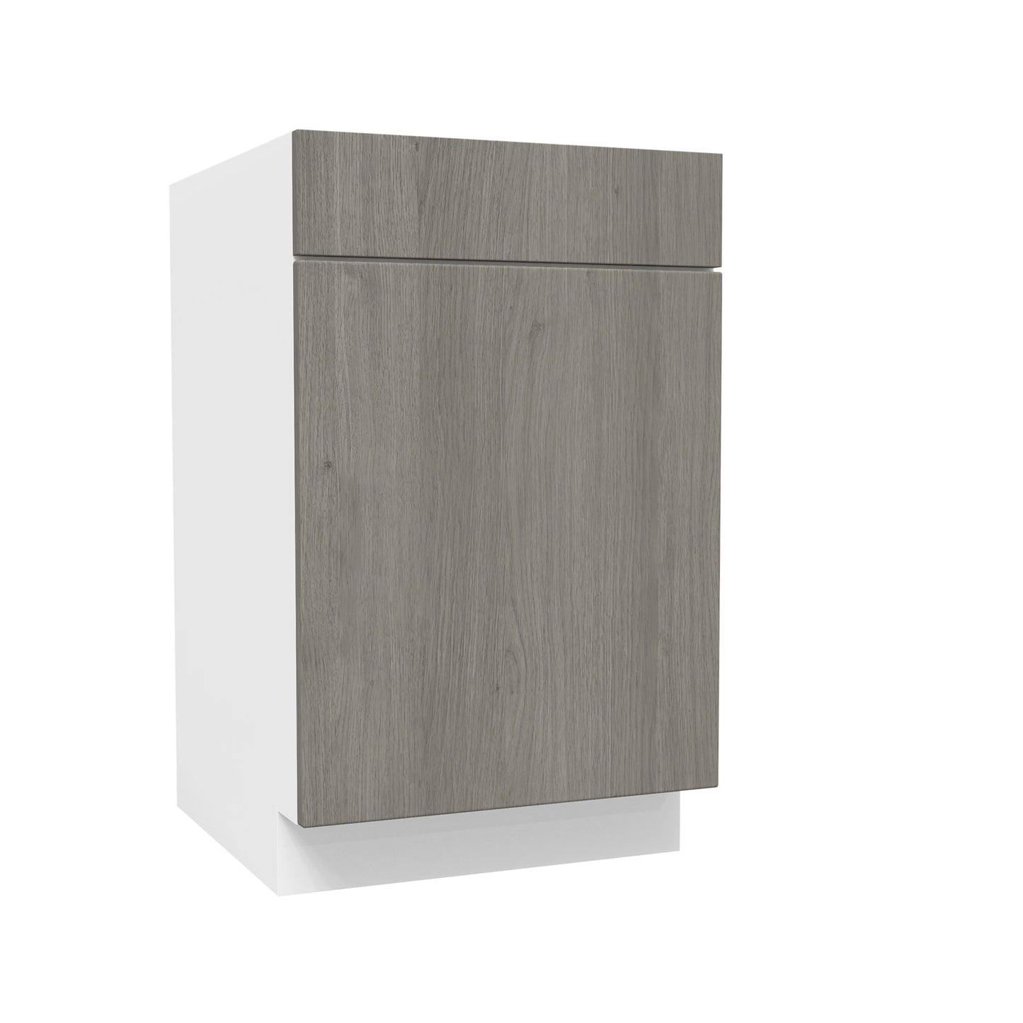 Single Door Base Cabinet| Matrix Silver | 21W x 34.5H x 24D