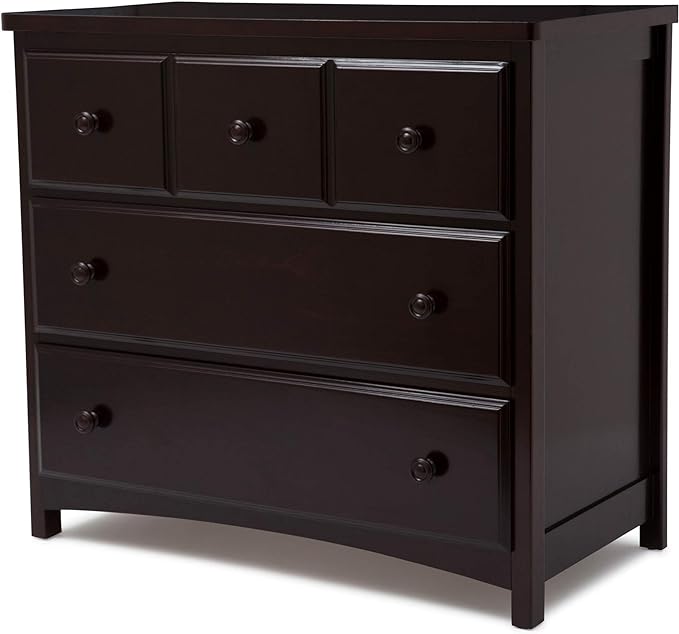 3 Drawer Dresser, Greenguard Gold Certified, Grey