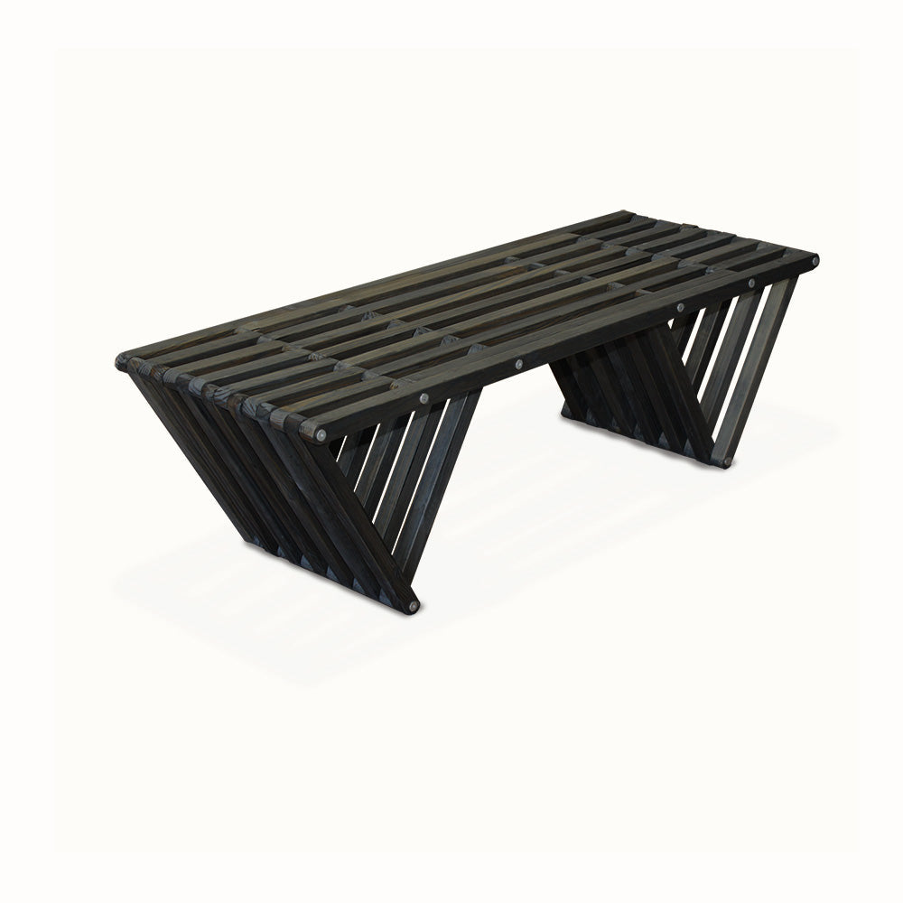 XQuare Wooden Bench X90 Wild Black