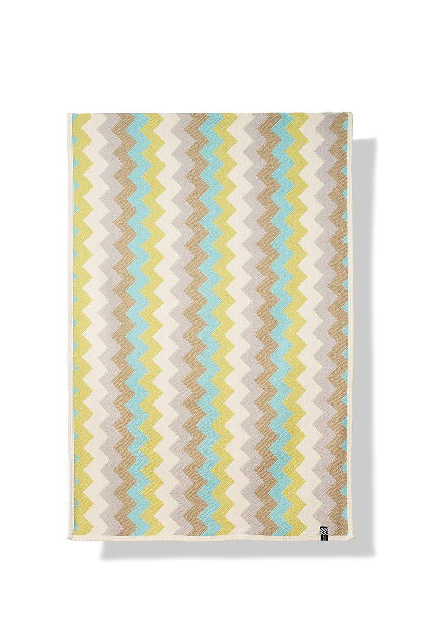 "ZZZ Two" Cotton Beach Towel / Mini Blanket by Michele Rondelli
