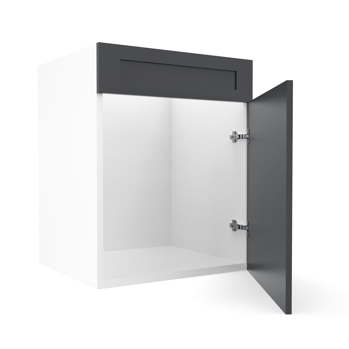 RTA - Grey Shaker - Sink Vanity Cabinets | 24"W x 30"H x 21"D