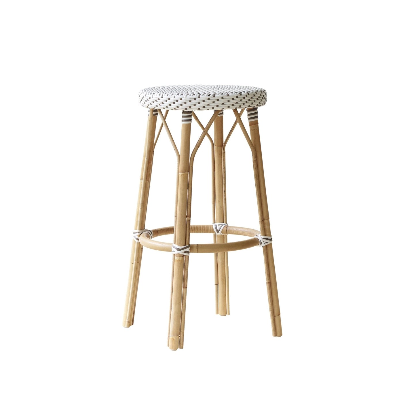 Simone Rattan Bar Stool