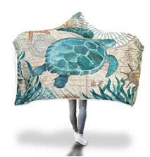 ﻿New Hooded Poncho Thicker Hooded Blanket Home