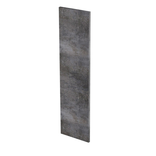 RTA - Grey Shaker - Tall End Panels | 0.6"W x 84"H x 24"D