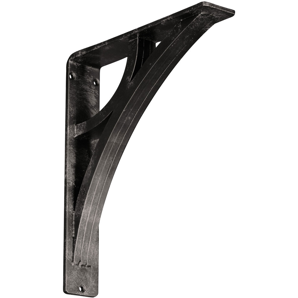 1 1/2"W X 5 1/2"D X 8"H Galveston Wrought Iron , (Single Center Brace), Antiqued Brass Furniture > Cabinets & Storage > Ironing Centers Ekena Millwork 2" W x 10" D x 12" H Antiqued Warm Silver