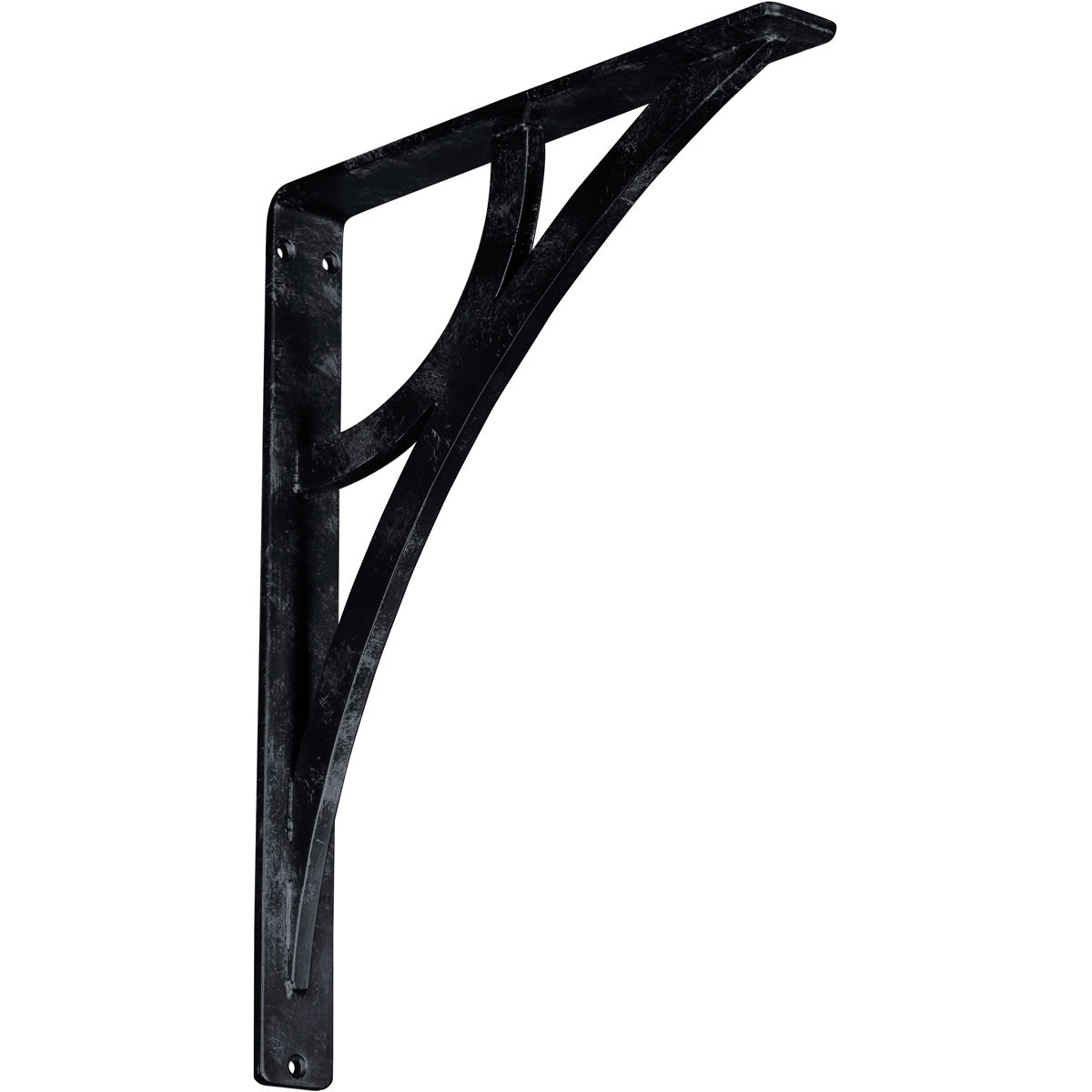 1 1/2"W X 5 1/2"D X 8"H Galveston Wrought Iron , (Single Center Brace), Antiqued Brass Furniture > Cabinets & Storage > Ironing Centers Ekena Millwork 1 1/2"W x 12"D x 15"H Antiqued Pewter