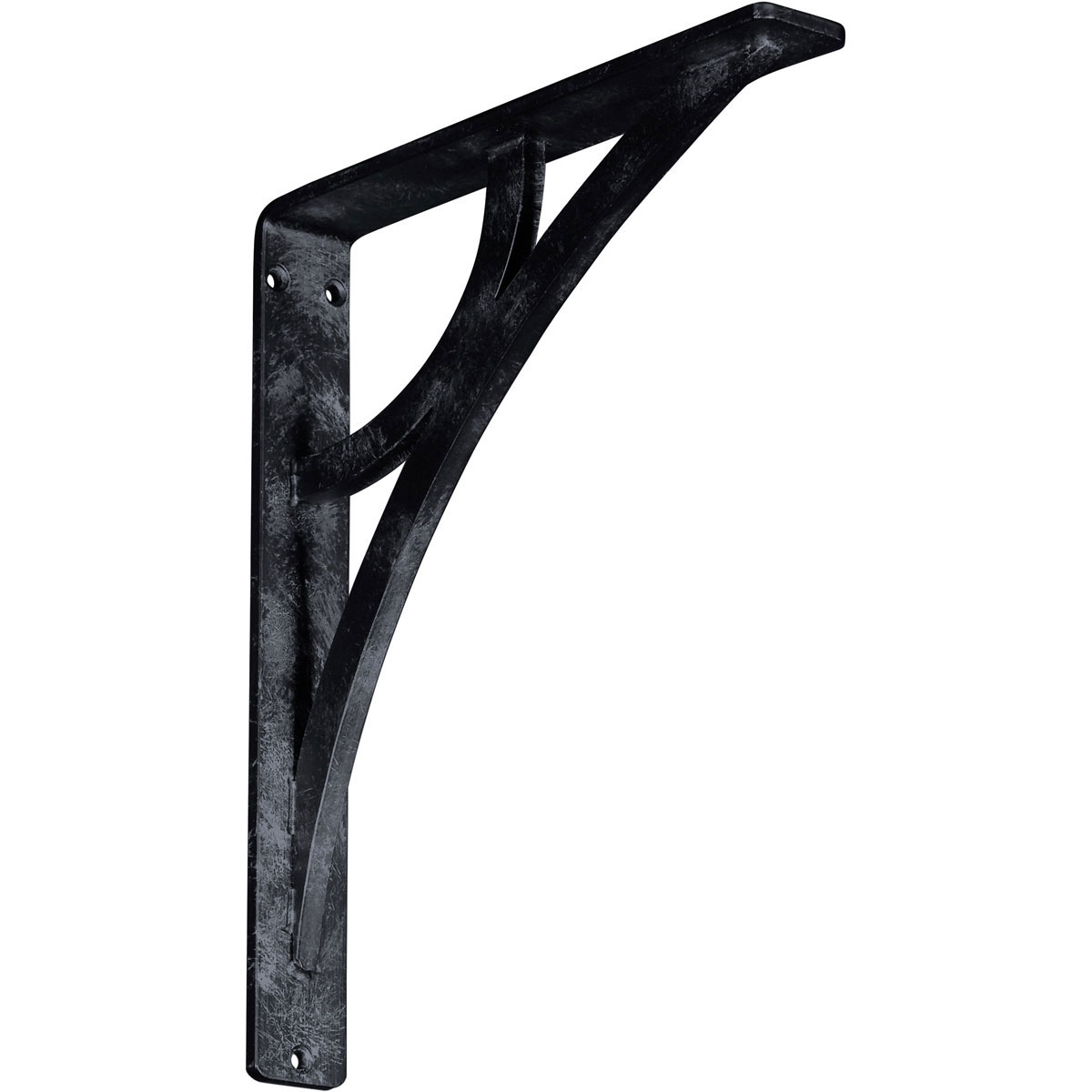 1 1/2"W X 5 1/2"D X 8"H Galveston Wrought Iron , (Single Center Brace), Antiqued Brass Furniture > Cabinets & Storage > Ironing Centers Ekena Millwork 1 1/2"W x 10"D x 12"H Antiqued Pewter