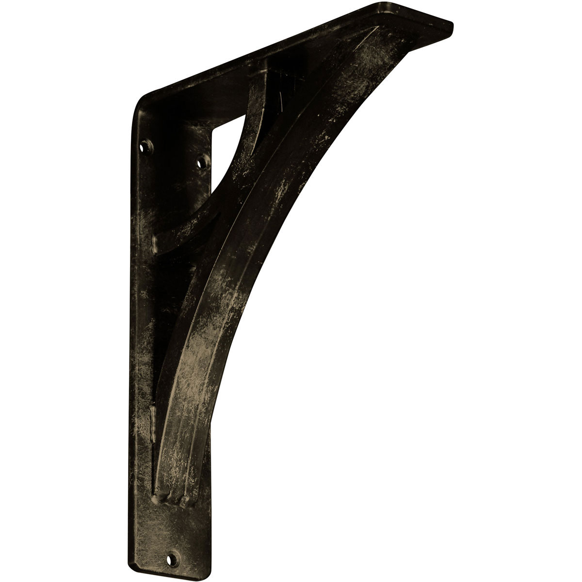 1 1/2"W X 5 1/2"D X 8"H Galveston Wrought Iron , (Single Center Brace), Antiqued Brass Furniture > Cabinets & Storage > Ironing Centers Ekena Millwork 2"W x 7 1/2"D x 10"H Antiqued Pale Gold