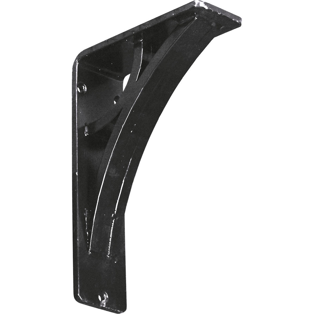 1 1/2"W X 5 1/2"D X 8"H Galveston Wrought Iron , (Single Center Brace), Antiqued Brass Furniture > Cabinets & Storage > Ironing Centers Ekena Millwork 2"W x 5 1/2"D x 8"H Powder Coated Black