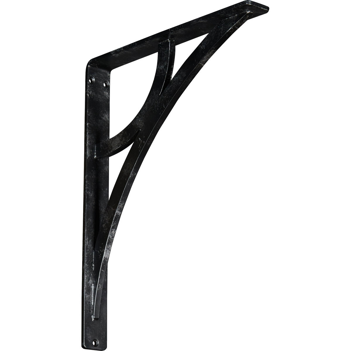 1 1/2"W X 5 1/2"D X 8"H Galveston Wrought Iron , (Single Center Brace), Antiqued Brass Furniture > Cabinets & Storage > Ironing Centers Ekena Millwork 1 1/2"W x 12"D x 15"H Silver