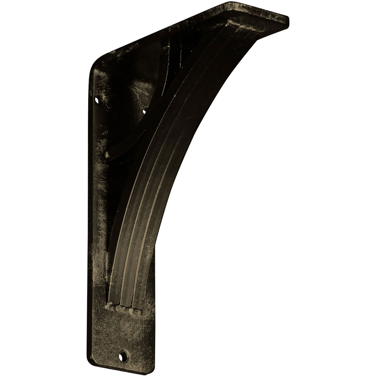 1 1/2"W X 5 1/2"D X 8"H Galveston Wrought Iron , (Single Center Brace), Antiqued Brass Furniture > Cabinets & Storage > Ironing Centers Ekena Millwork 2"W x 5 1/2"D x 8"H Antiqued Pale Gold