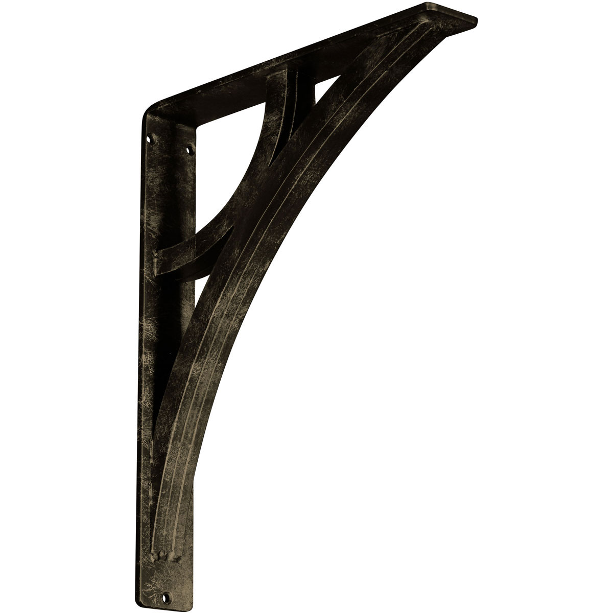 1 1/2"W X 5 1/2"D X 8"H Galveston Wrought Iron , (Single Center Brace), Antiqued Brass Furniture > Cabinets & Storage > Ironing Centers Ekena Millwork 2" W x 12" D x 15" H Antiqued Pale Gold