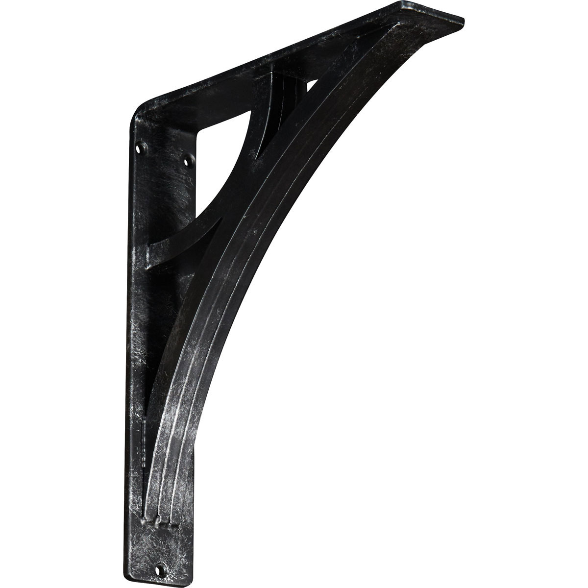 1 1/2"W X 5 1/2"D X 8"H Galveston Wrought Iron , (Single Center Brace), Antiqued Brass Furniture > Cabinets & Storage > Ironing Centers Ekena Millwork 2" W x 10" D x 12" H Silver