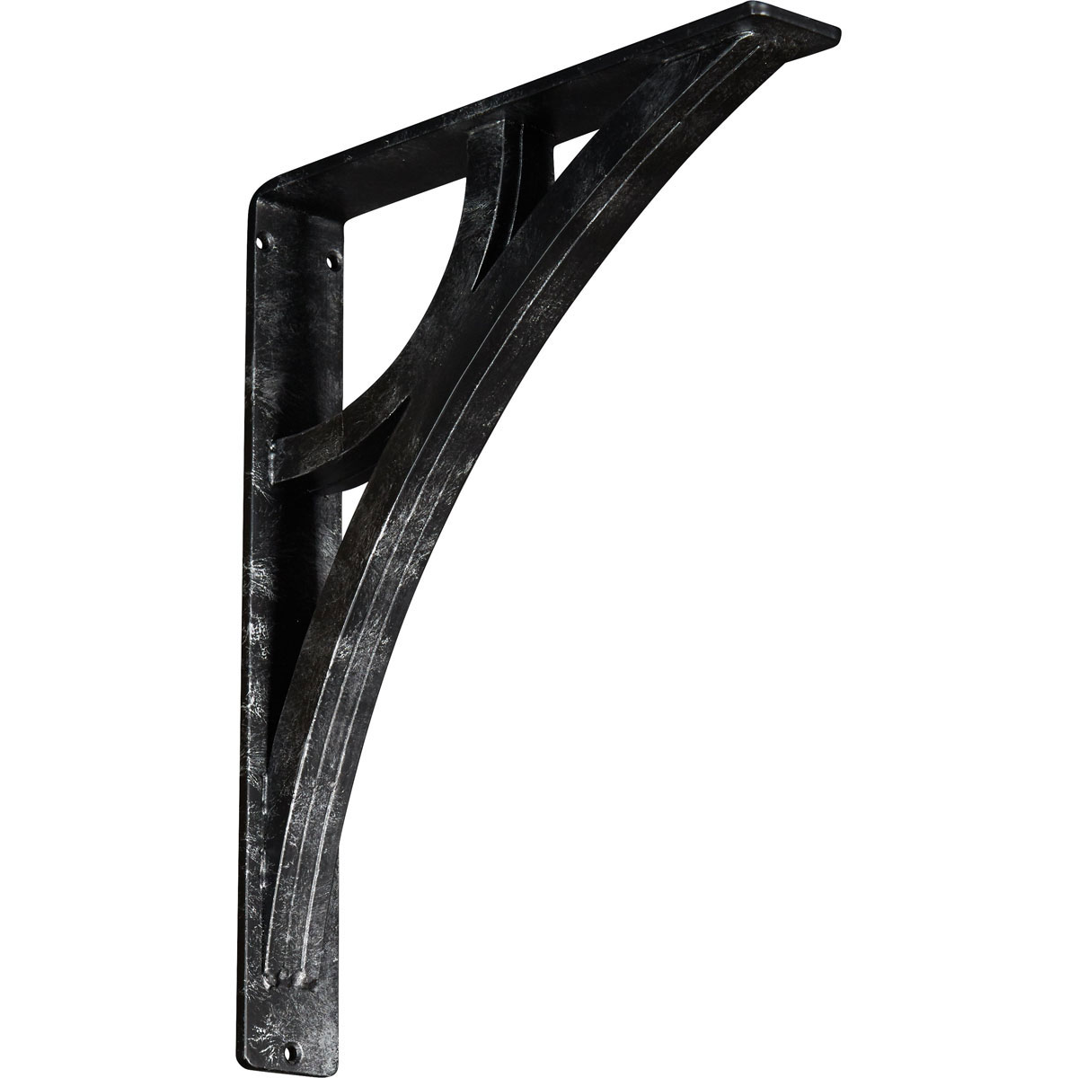 1 1/2"W X 5 1/2"D X 8"H Galveston Wrought Iron , (Single Center Brace), Antiqued Brass Furniture > Cabinets & Storage > Ironing Centers Ekena Millwork 2" W x 12" D x 15" H Antiqued Silver