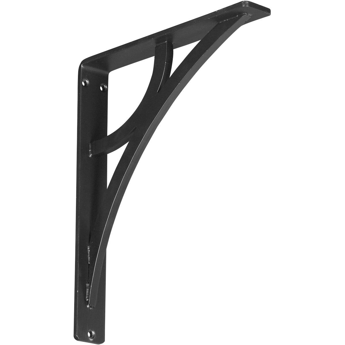 1 1/2"W X 5 1/2"D X 8"H Galveston Wrought Iron , (Single Center Brace), Antiqued Brass Furniture > Cabinets & Storage > Ironing Centers Ekena Millwork 1 1/2"W x 10"D x 12"H Powder Coated Black