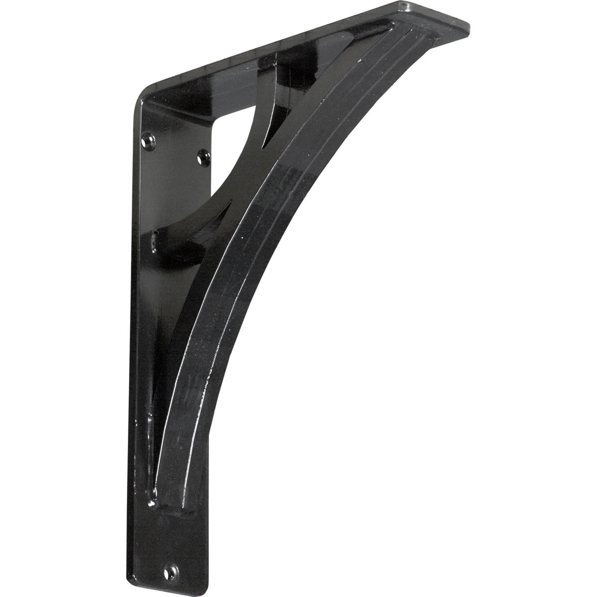 1 1/2"W X 5 1/2"D X 8"H Galveston Wrought Iron , (Single Center Brace), Antiqued Brass Furniture > Cabinets & Storage > Ironing Centers Ekena Millwork 2"W x 7 1/2"D x 10"H Powder Coated Black