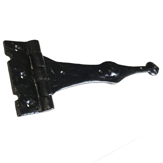 13.25" - DS-111 - Center Spear Decorative Iron Hinge - Antique Style Iron Hinge for Doors, Gates, Cabinets, Barn Door Hinges
