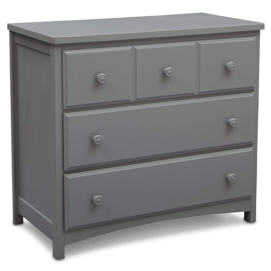 3 Drawer Dresser, Greenguard Gold Certified, Grey