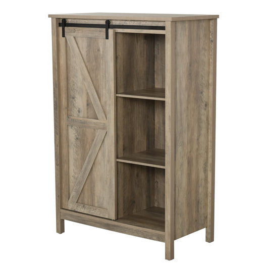 Sideboard Sideboard Dresser 2 Shelves Door with Frame MDF Particle Board