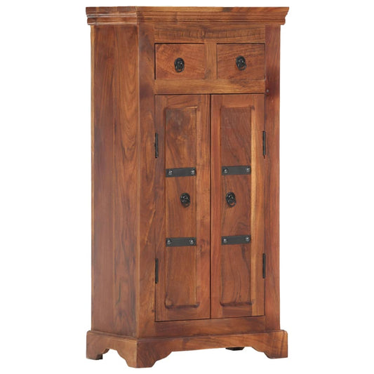 Sideboard 9.7&quot;X.8&quot;X29.4&quot; Solid Acacia Wood