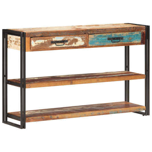 Sideboard 120x30x75 cm Solid Reclaimed Wood