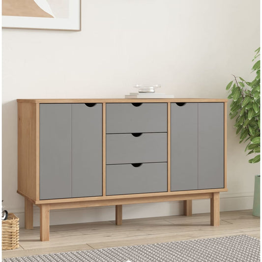 Sideboard Otta 44.7&quot;X6.9&quot;X28.7&quot; Solid Wood Pine
