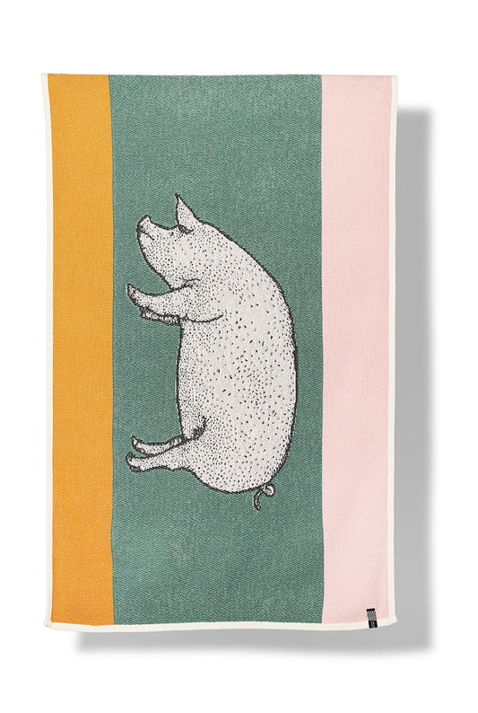 "Bad Susie" Cotton Beach Towel / Mini Blanket by Michele Rondelli