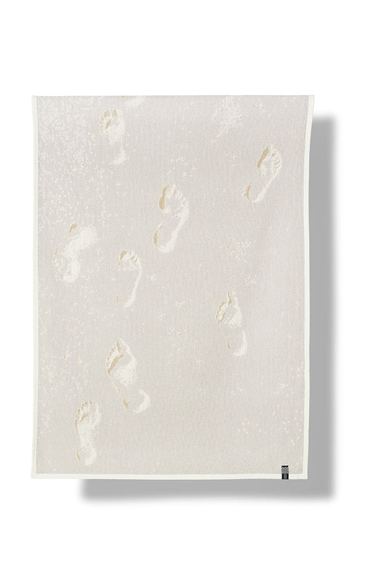 "Beachwalk" Cotton Beach Towel / Mini Blanket by Michele Rondelli