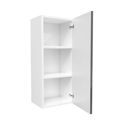 Single Door Wall Cabinet | Milano Slate | 15W x 36H x 12D