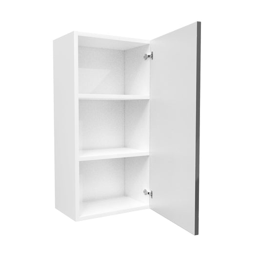 Single Door Wall Cabinet | Milano Slate | 18W x 36H x 12D