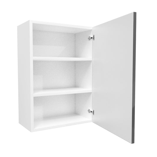 Single Door Wall Cabinet | Milano Slate | 21W x 30H x 12D
