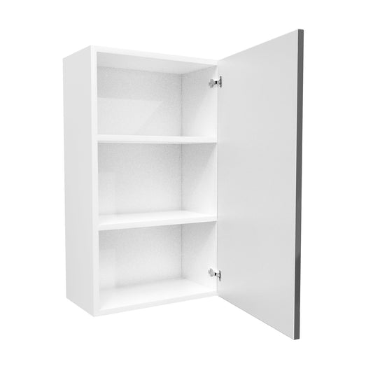 Single Door Wall Cabinet | Milano Slate | 21W x 36H x 12D