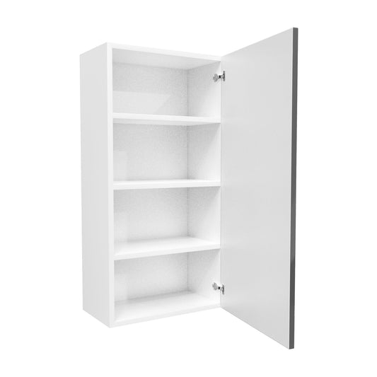 Single Door Wall Cabinet | Milano Slate | 21W x 42H x 12D