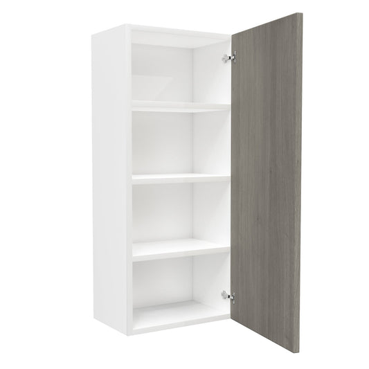 Single Door Wall Kitchen Cabinet| Matrix Silver | 18W x 42H x 12D