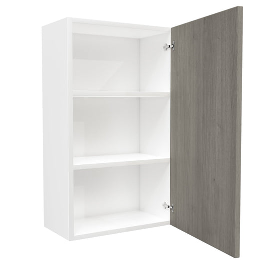 Single Door Wall Kitchen Cabinet| Matrix Silver | 21W x 36H x 12D