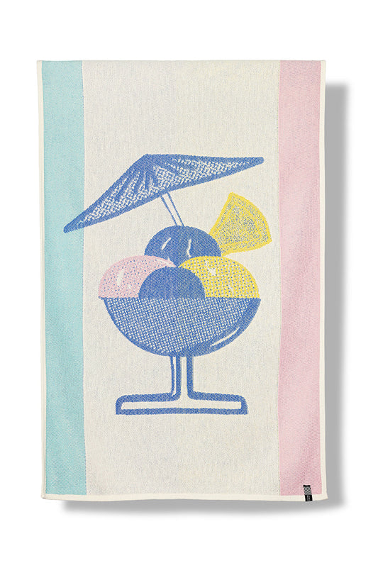 "Coppa" Cotton Beach Towel / Mini Blanket by Sophie Probst