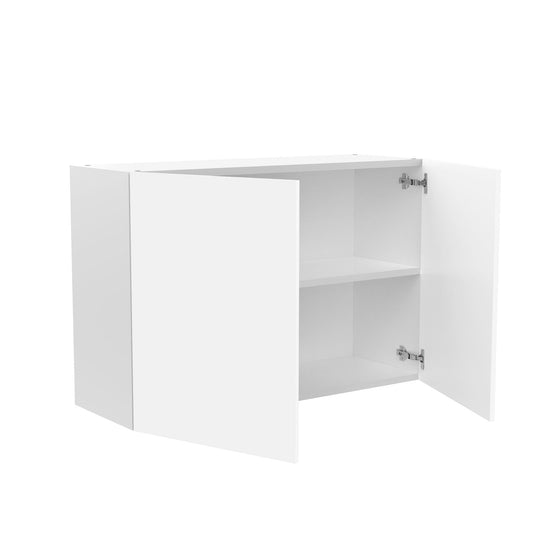 RTA - Glossy White - Double Door Wall Cabinets | 33"W x 24"H x 12"D