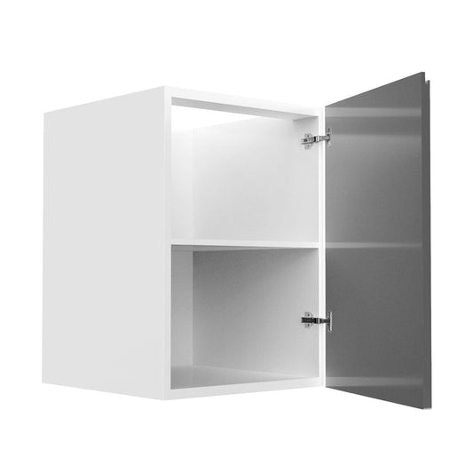 RTA - Lacquer Grey - Floating Vanity Base Cabinet | 21"W x 30"H x 21"D