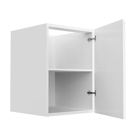 RTA - Lacquer White - Floating Vanity Base Cabinet | 21"W x 30"H x 21"D