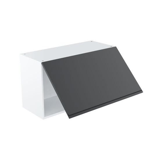 RTA - Lacquer Grey - Horizontal Door Wall Cabinets | 30"W x 18"H x 12"D