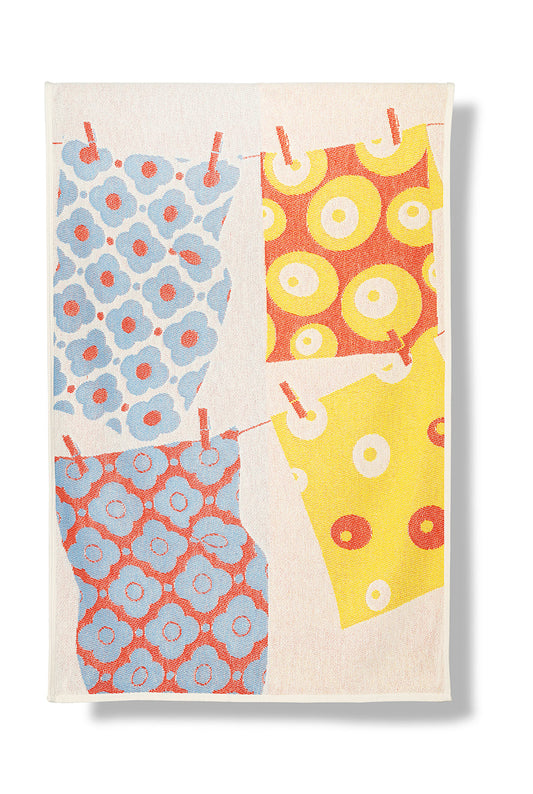"Napoli" Cotton Beach Towel / Mini Blanket by Michele Rondelli