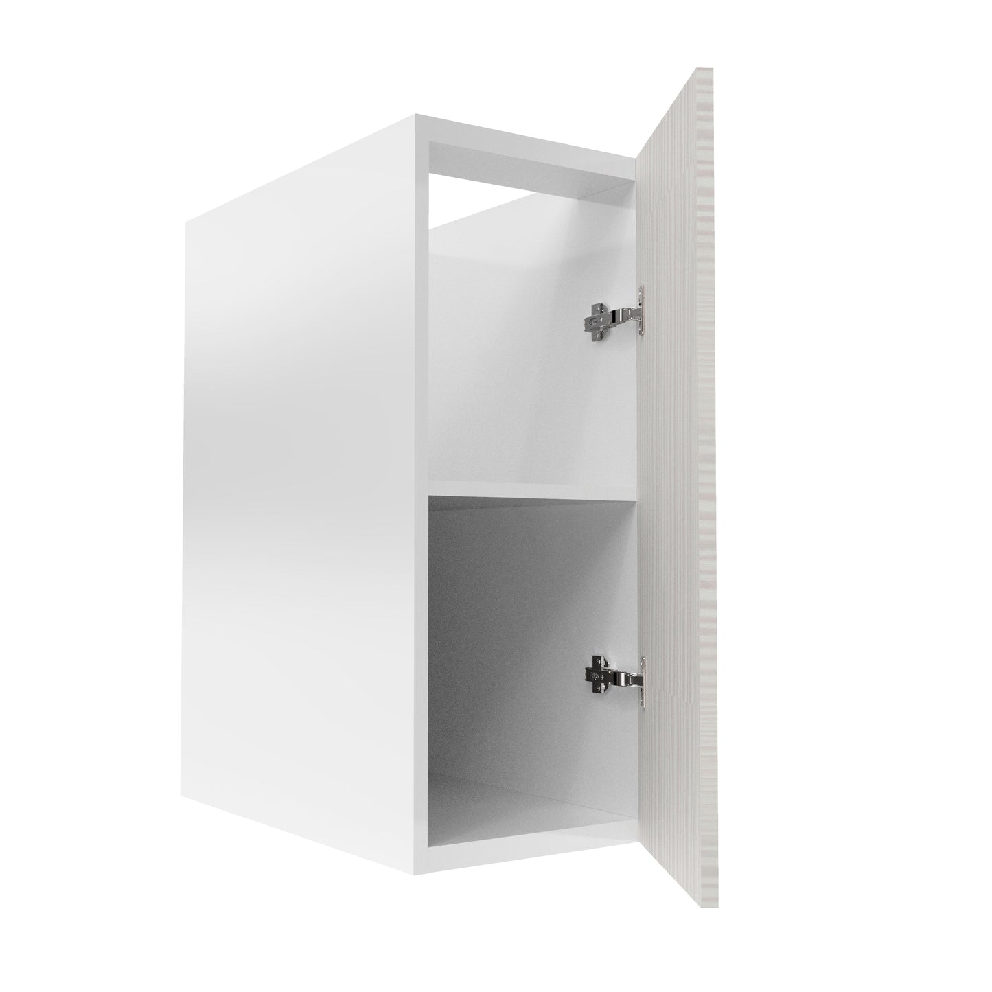 RTA - Pale Pine - Full Height Single Door Base Cabinets | 12"W x 34.5"H x 24"D